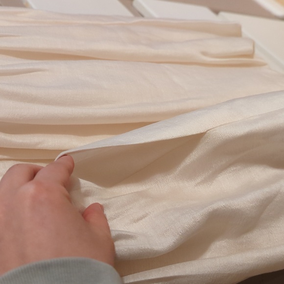 NWT Jonathan Simkhai mini dress with back cutout and puff sleeves - Picture 5 of 9